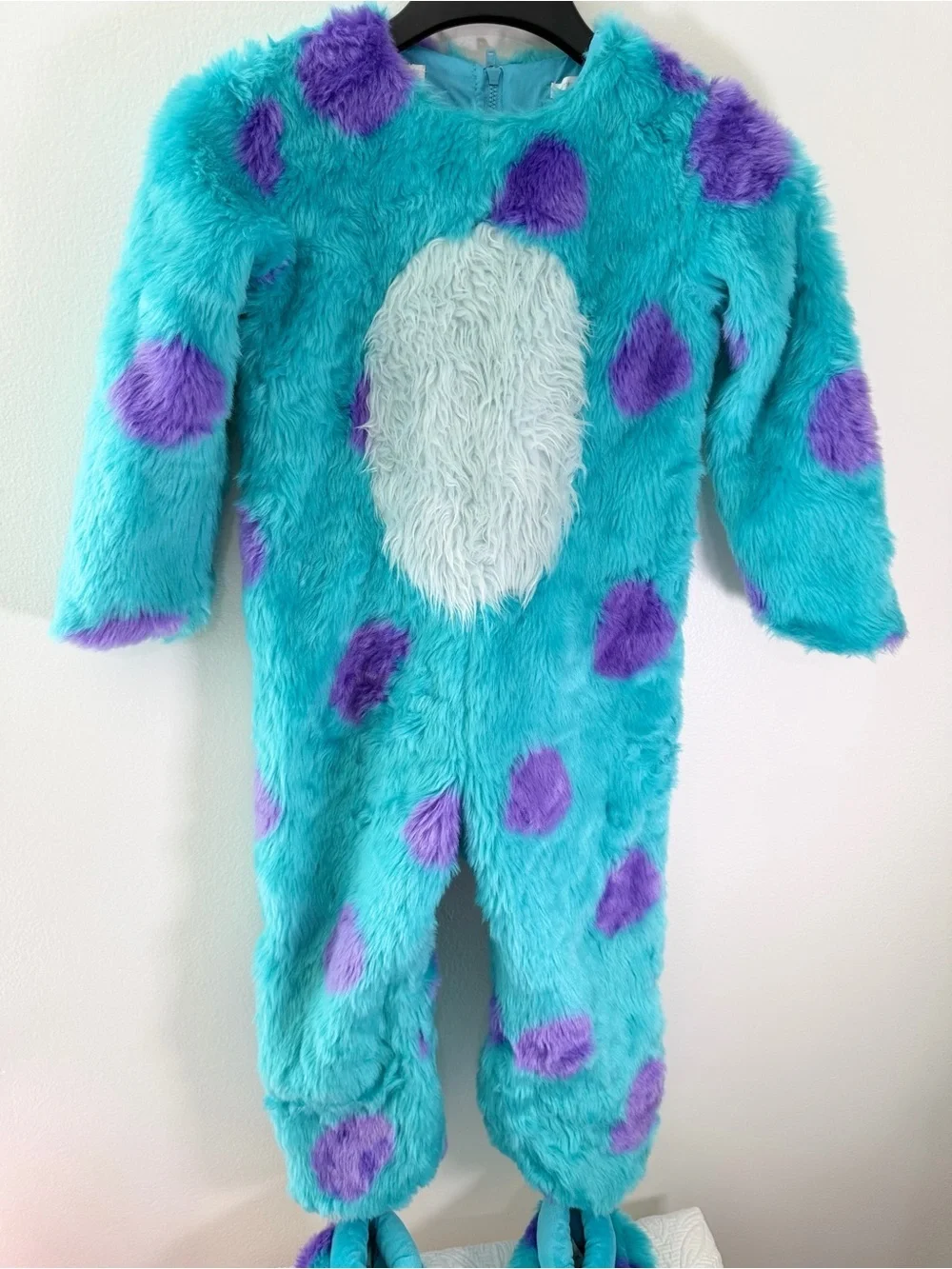 Pottery Barn Kids Sulley Costume 4-6 Monsters Inc Disney Pixar No Head - Picture 3 of 10